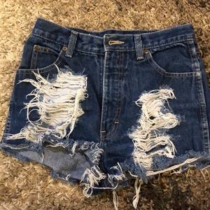 Vintage Calvin Klein high waisted cutoffs!